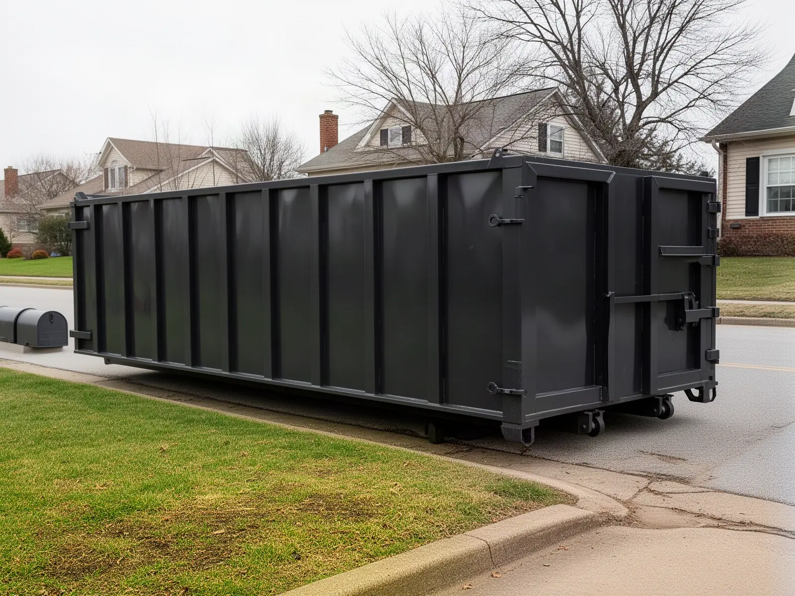 Roll-off dumpster from Tool Belt Dumpster Rental Inc. in Palm Bay, FL